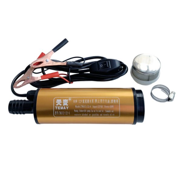 80w 12v 24v submersible pump for pumping diesel oil - Image 3