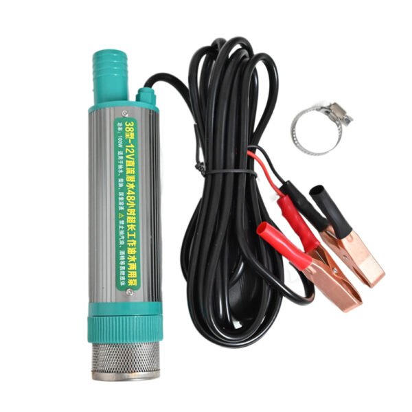 80w 12v 24v 39mm diameter pump for water or diesel oil