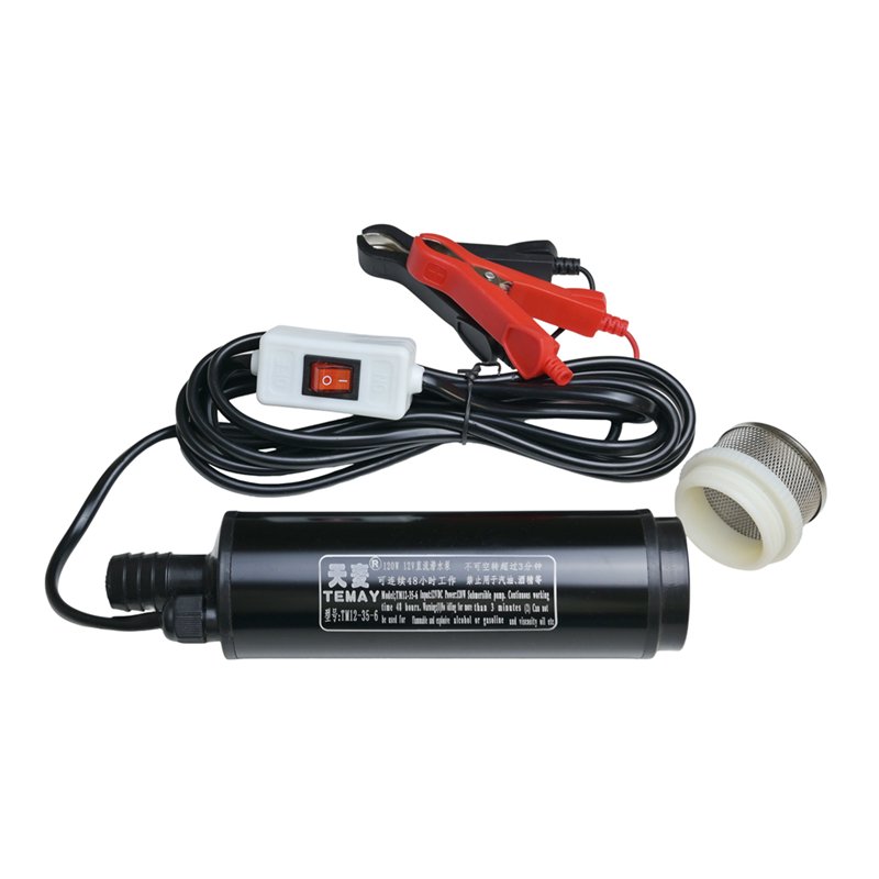 120w 12v 24v 21v black portable small diesel oil pump - Image 2